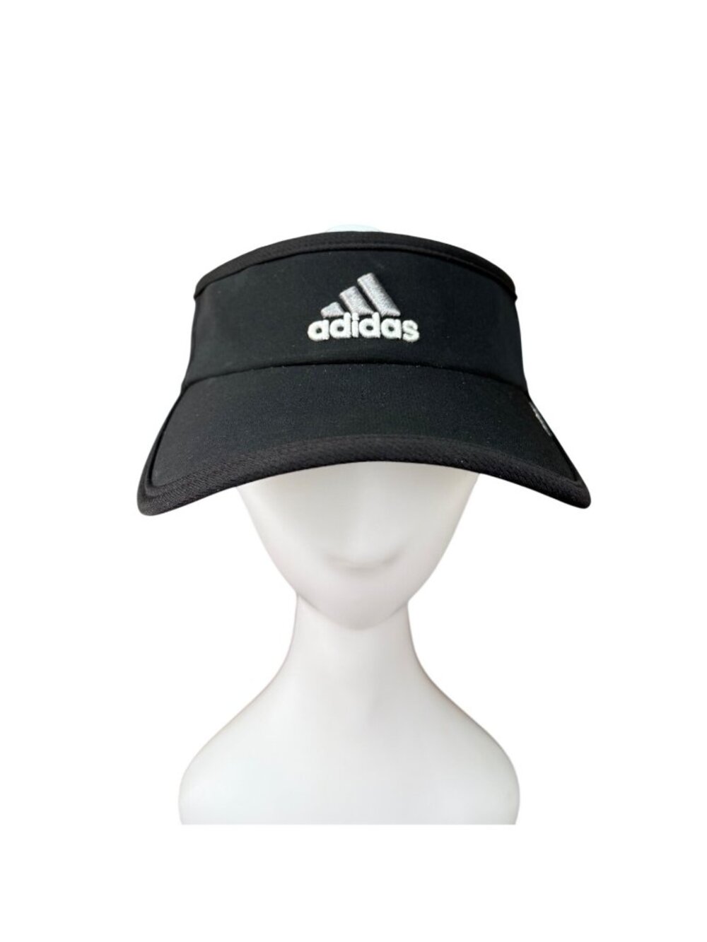 Adidas Unisex Black Adjustable Visor One Size Adizero Logo
